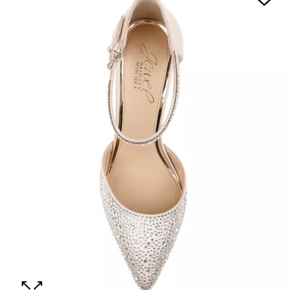 Jewel by Badgley Mischka Jailene Evening Pumps Champagne -5.5 - Picture 4 of 10